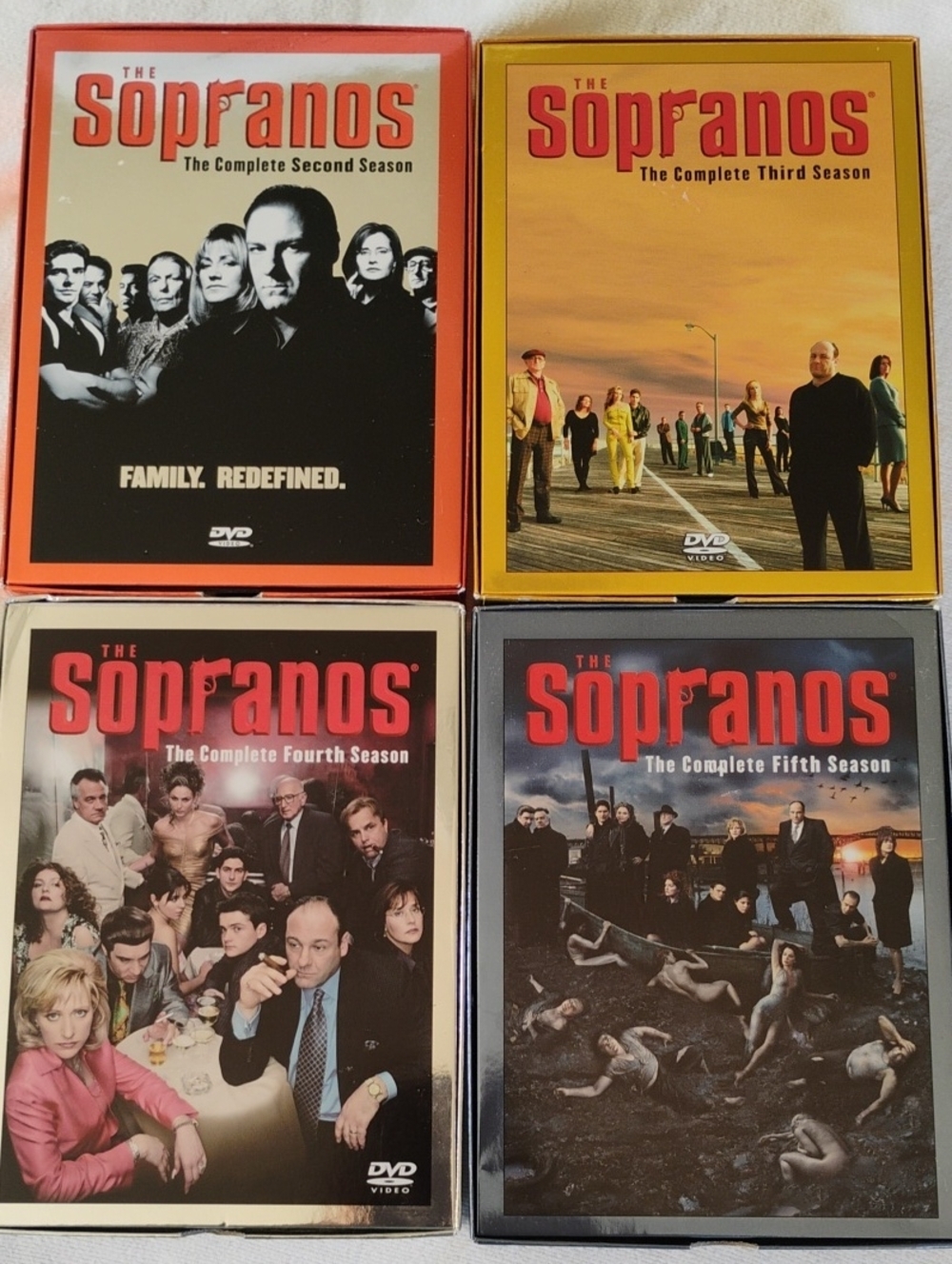 Sopranos DVD box sets Complete Seasons 2,3,4 & 5 Iconic HBO Show
